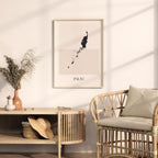 palau map poster - minimalist boho wall art - digital download - image 3