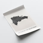 dominican republic map poster - minimalist boho wall art - digital download - image 4