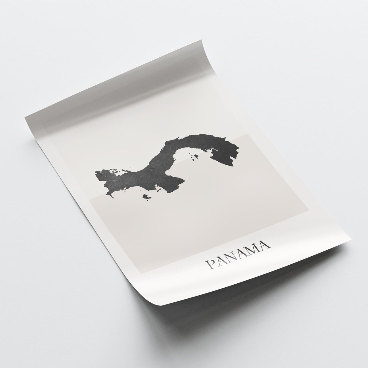 panama map poster - minimalist boho wall art - digital download - image 4