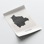 bolivia map poster - minimalist boho wall art - digital download - image 4