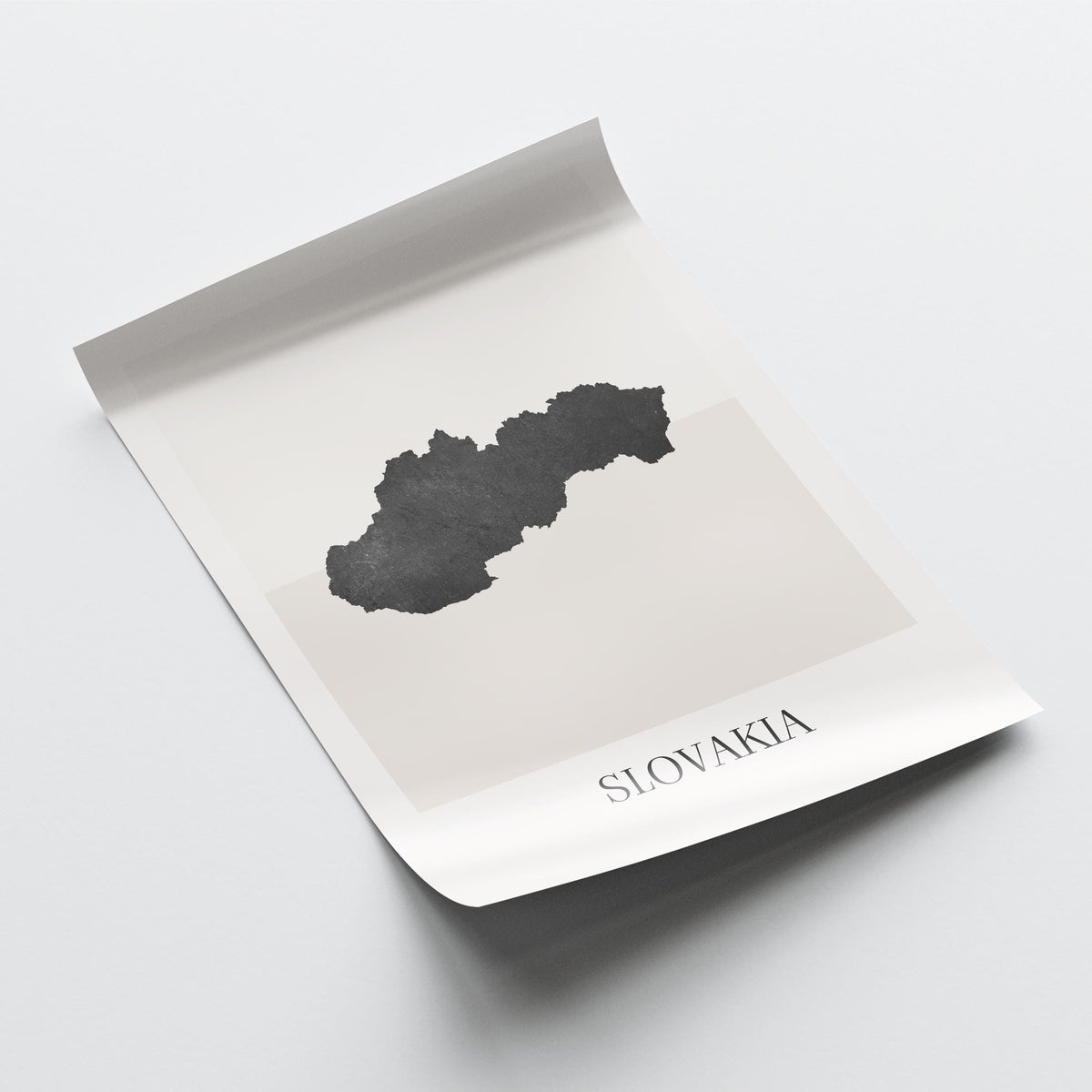 slovakia map poster - minimalist boho wall art - digital download - image 4