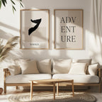 somalia map poster - minimalist boho wall art - digital download - image 5