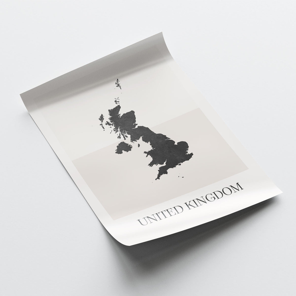 united kingdom map poster - minimalist boho wall art - digital download - image 4