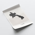 laos map poster - minimalist boho wall art - digital download - image 4