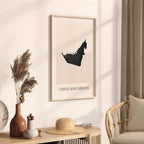 united arab emirates map poster - minimalist boho wall art - digital download - image 2