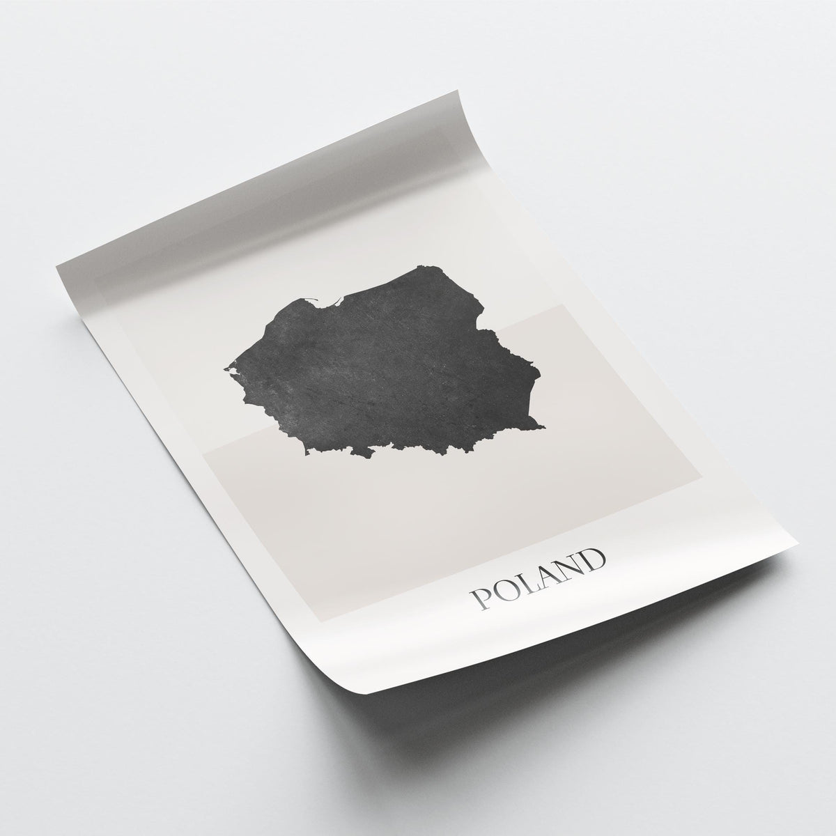 poland map poster - minimalist boho wall art - digital download - image 4