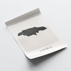 jamaica map poster - minimalist boho wall art - digital download - image 4