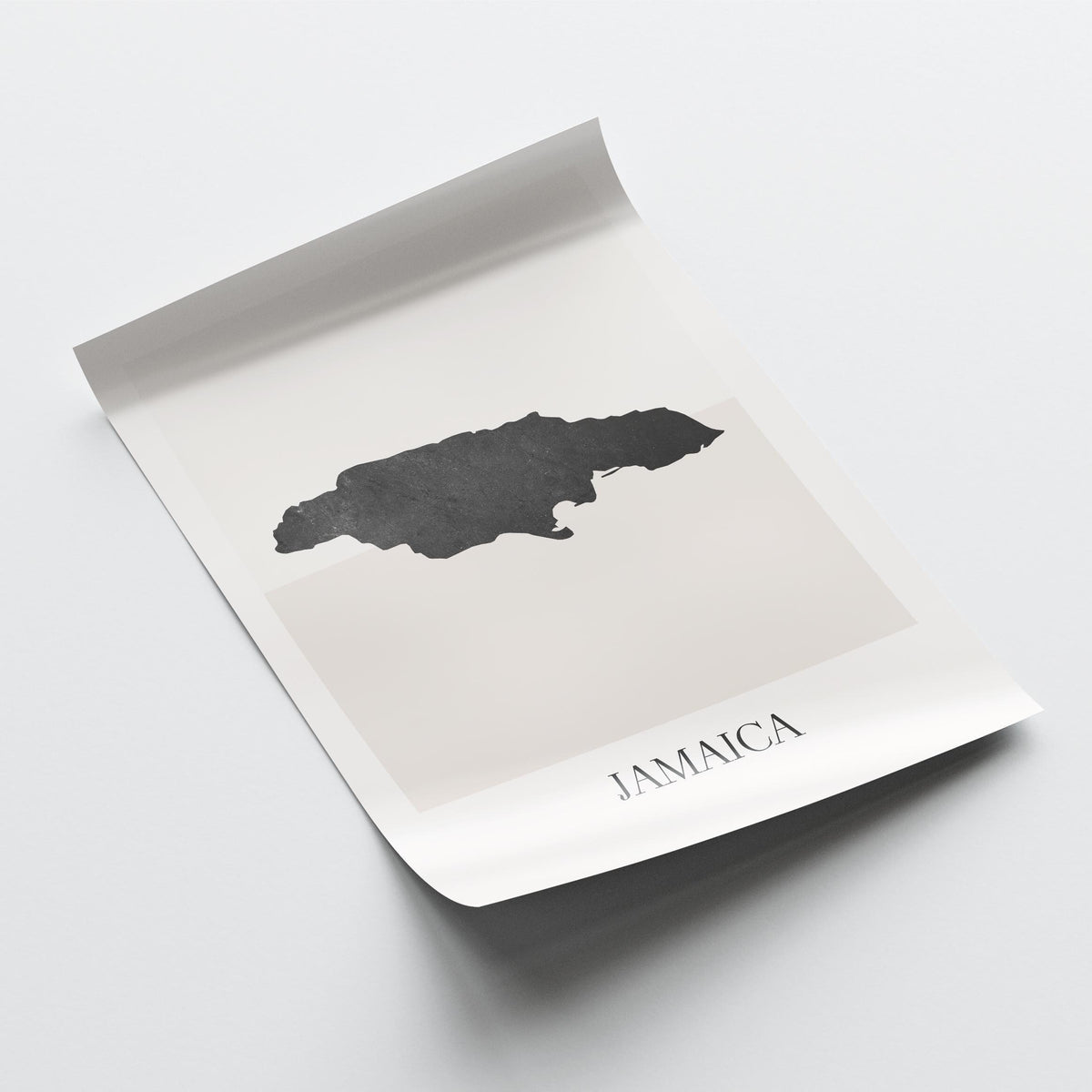 jamaica map poster - minimalist boho wall art - digital download - image 4