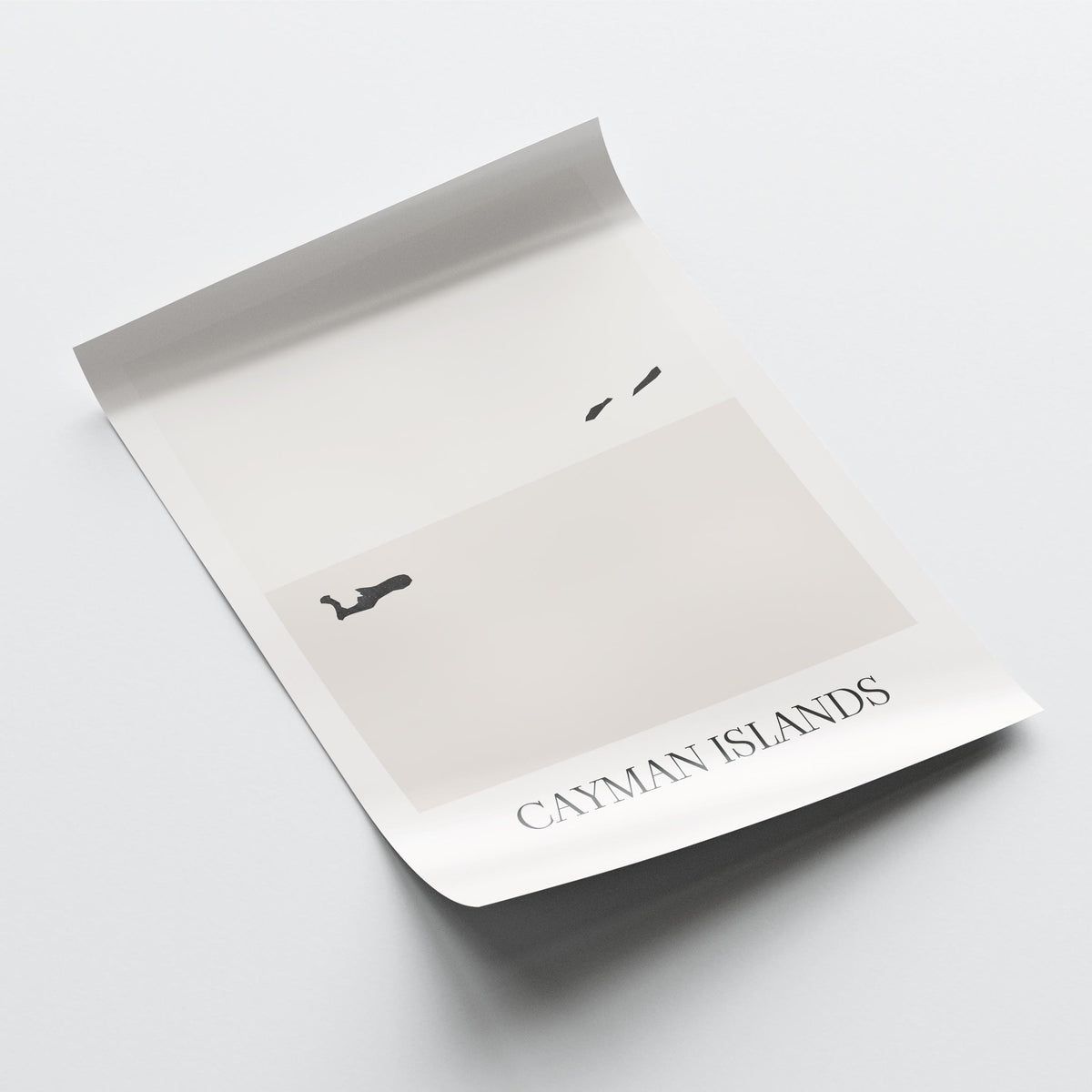 cayman islands map poster - minimalist boho wall art - digital download - image 4