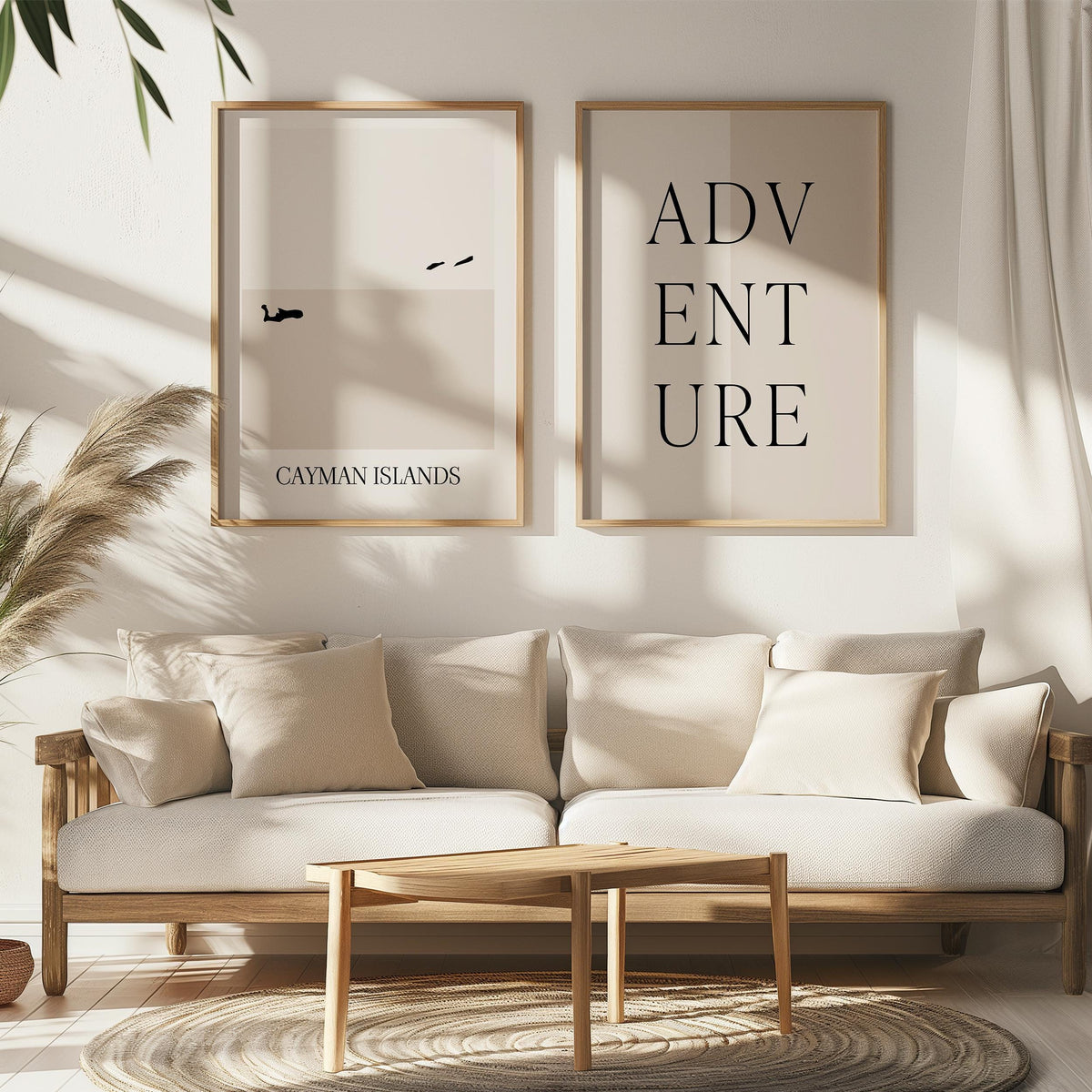 cayman islands map poster - minimalist boho wall art - digital download - image 5