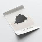 vatican city map poster - minimalist boho wall art - digital download - image 4
