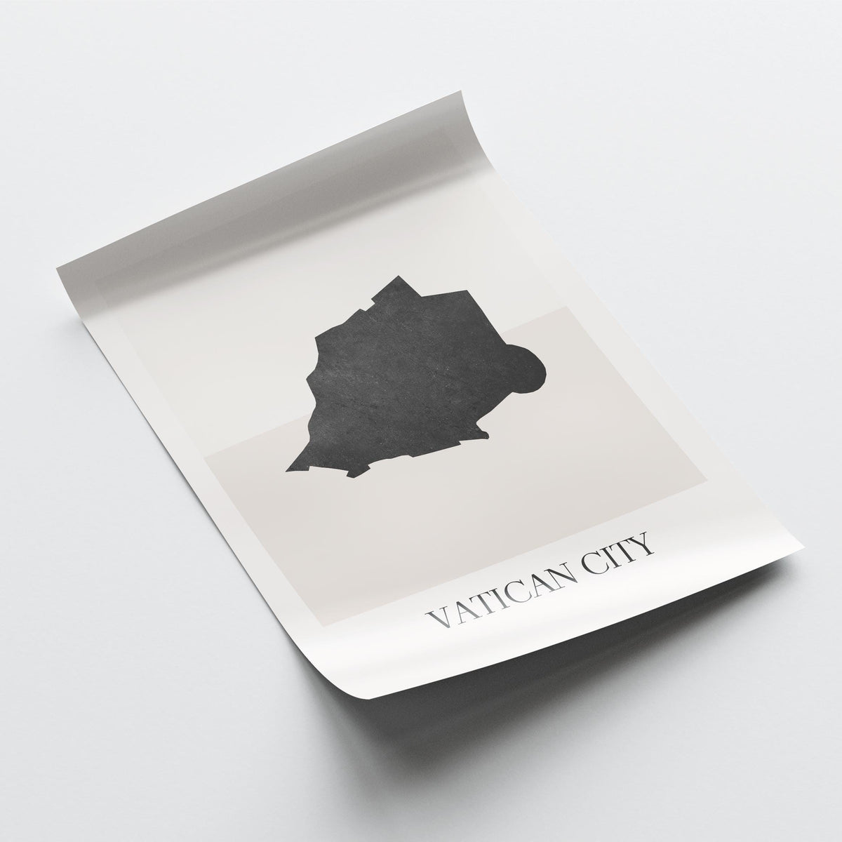 vatican city map poster - minimalist boho wall art - digital download - image 4