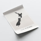 new zealand map poster - minimalist boho wall art - digital download - image 4