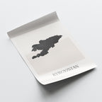 kyrgyzstan map poster - minimalist boho wall art - digital download - image 4