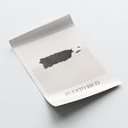 puerto rico map poster - minimalist boho wall art - digital download - image 4