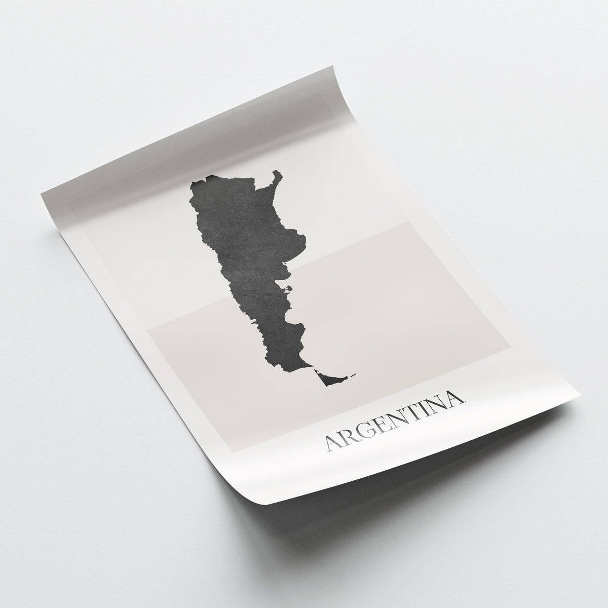 argentina map poster - minimalist boho wall art - digital download - image 4