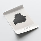 belarus map poster - minimalist boho wall art - digital download - image 4