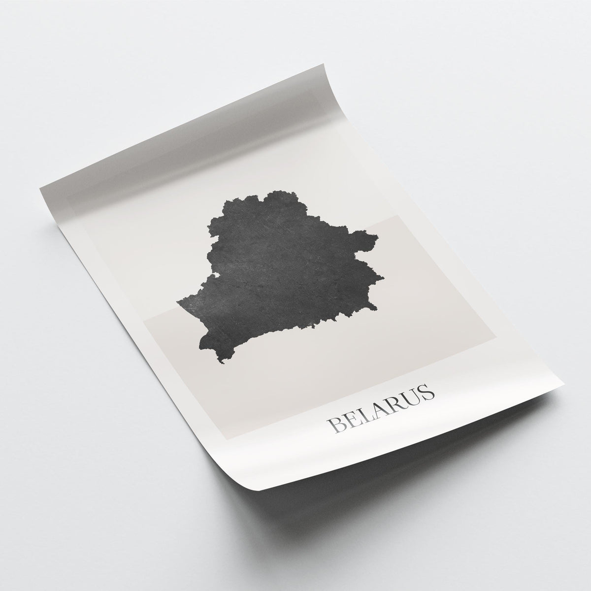 belarus map poster - minimalist boho wall art - digital download - image 4