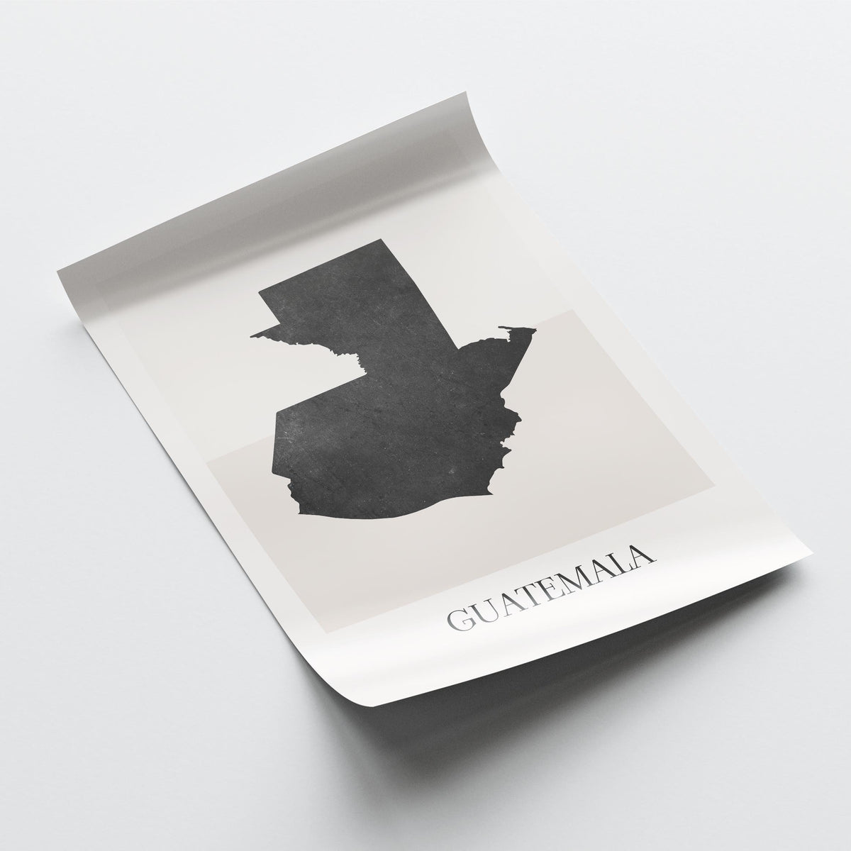 guatemala map poster - minimalist boho wall art - digital download - image 4
