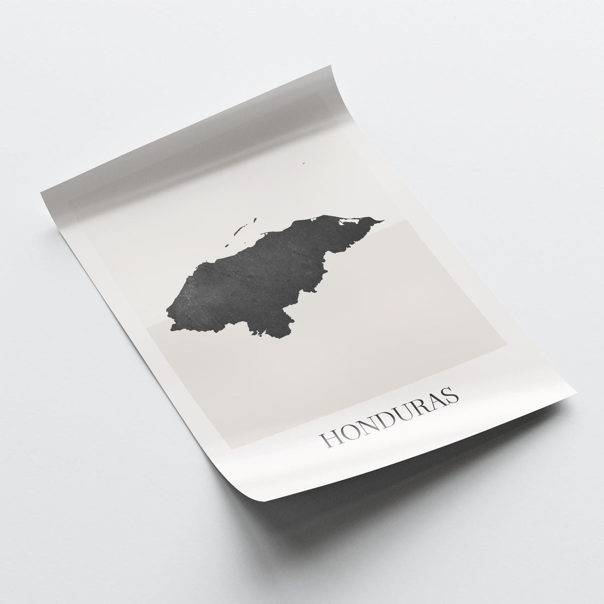 honduras map poster - minimalist boho wall art - digital download - image 4