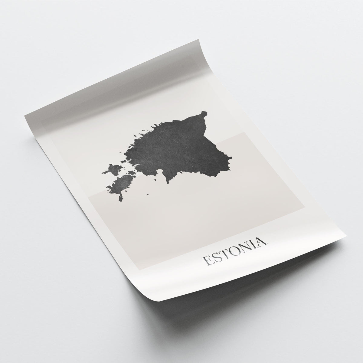 estonia map poster - minimalist boho wall art - digital download - image 4