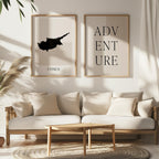 cyprus map poster - minimalist boho wall art - digital download - image 5