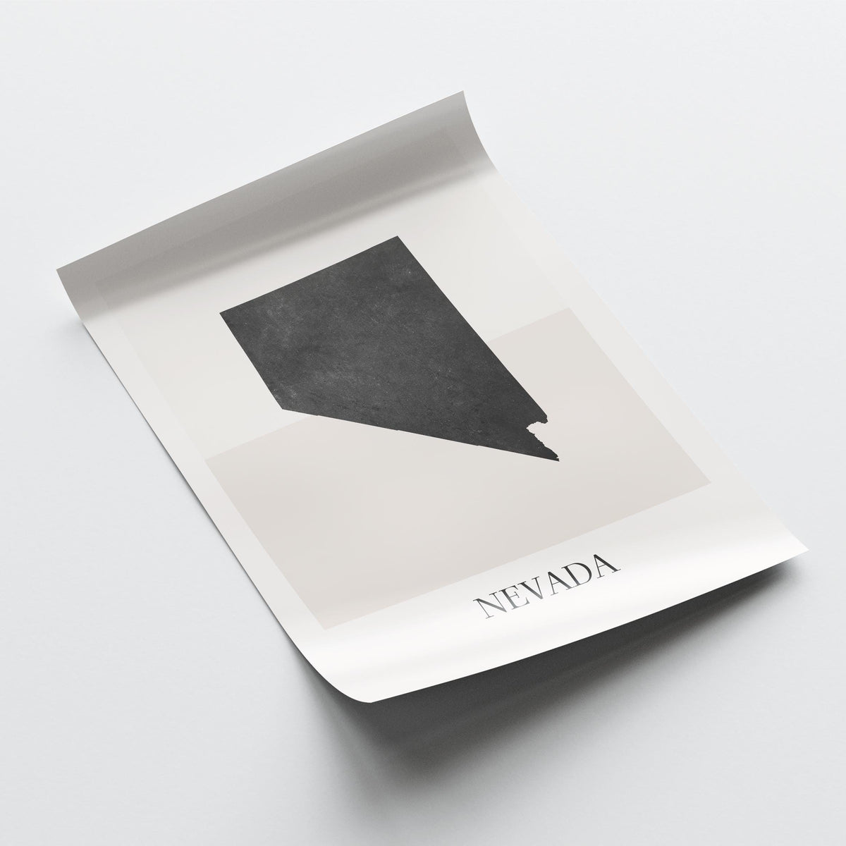nevada usa map poster - minimalist boho wall art - digital download - image 4