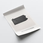 pennsylvania usa map poster - minimalist boho wall art - digital download - image 4