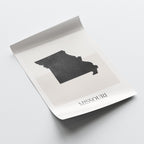 missouri usa map poster - minimalist boho wall art - digital download - image 4