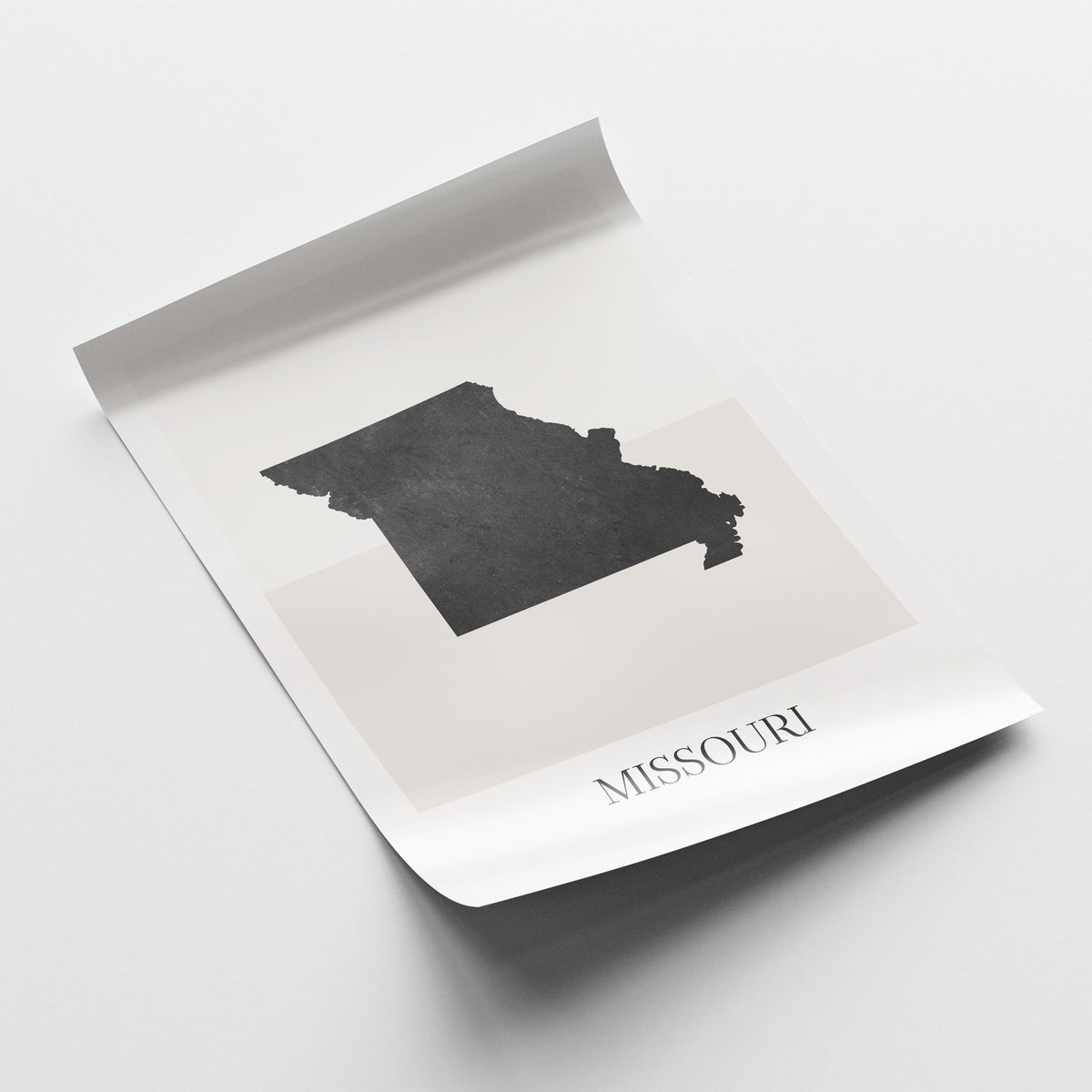 missouri usa map poster - minimalist boho wall art - digital download - image 4