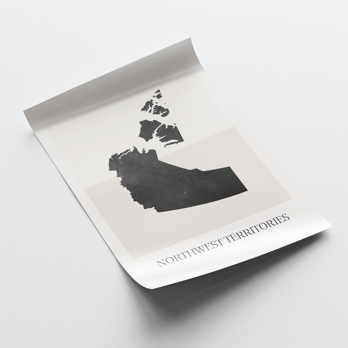 northwest territories canada map poster - minimalist boho wall art - digital download - image 4