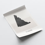yukon canada map poster - minimalist boho wall art - digital download - image 4