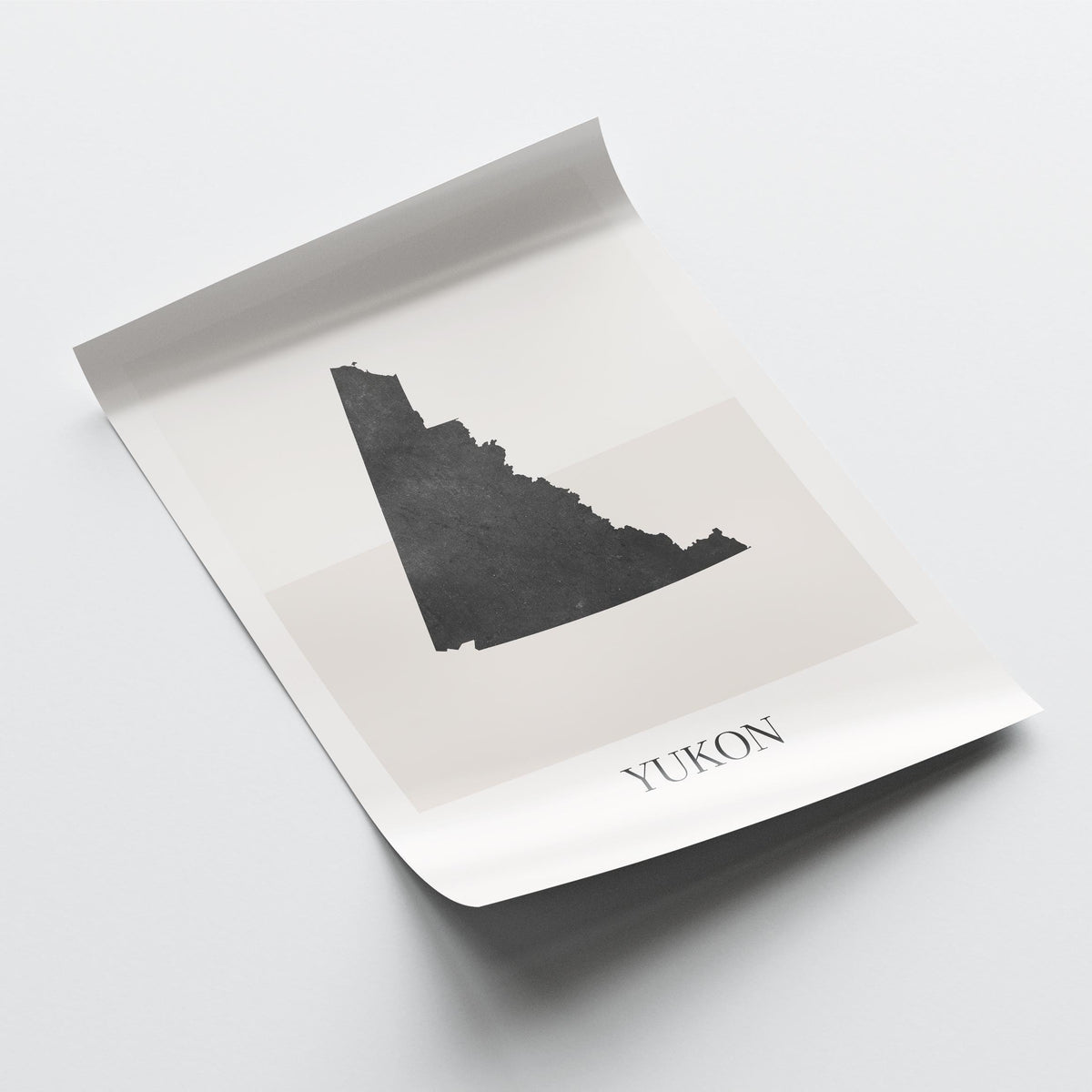 yukon canada map poster - minimalist boho wall art - digital download - image 4