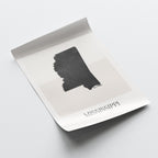 mississippi usa map poster - minimalist boho wall art - digital download - image 4