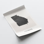 georgia usa map poster - minimalist boho wall art - digital download - image 4