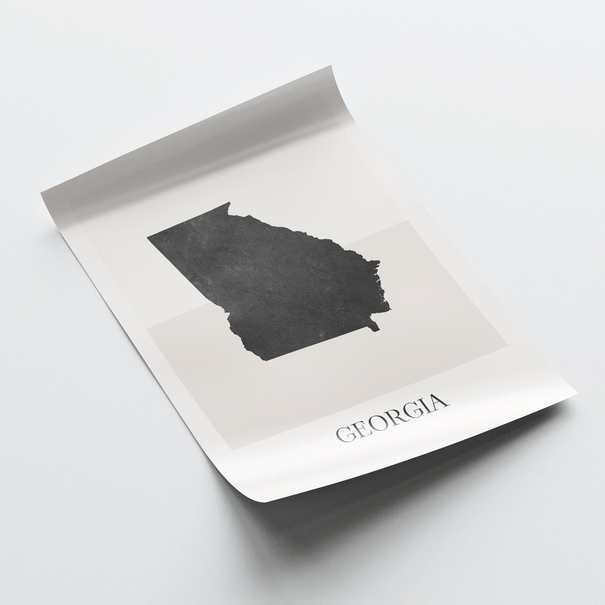georgia usa map poster - minimalist boho wall art - digital download - image 4