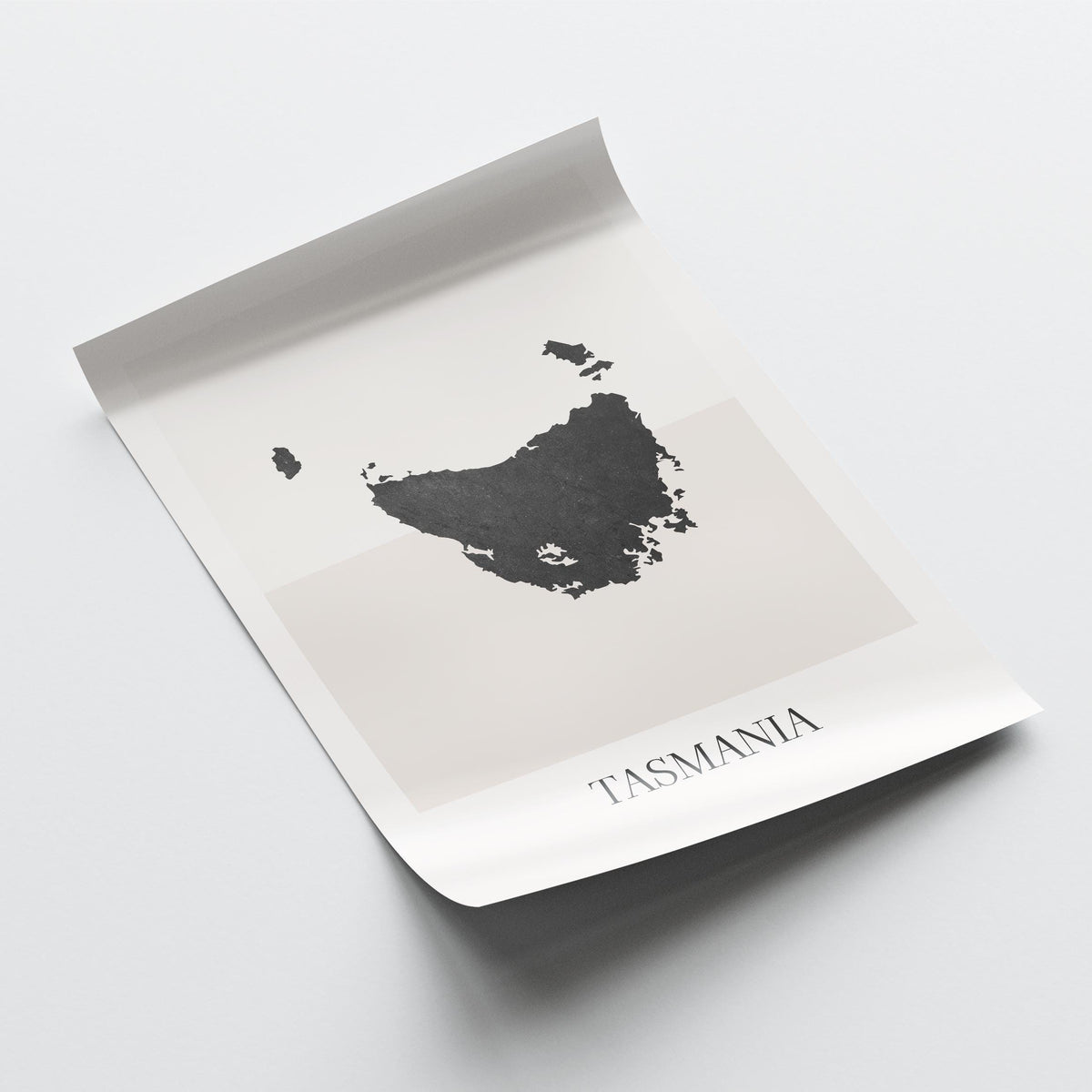 tasmania australia map poster - minimalist boho wall art - digital download - image 4
