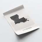 louisiana usa map poster - minimalist boho wall art - digital download - image 4
