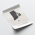 rhode island usa map poster - minimalist boho wall art - digital download - image 4