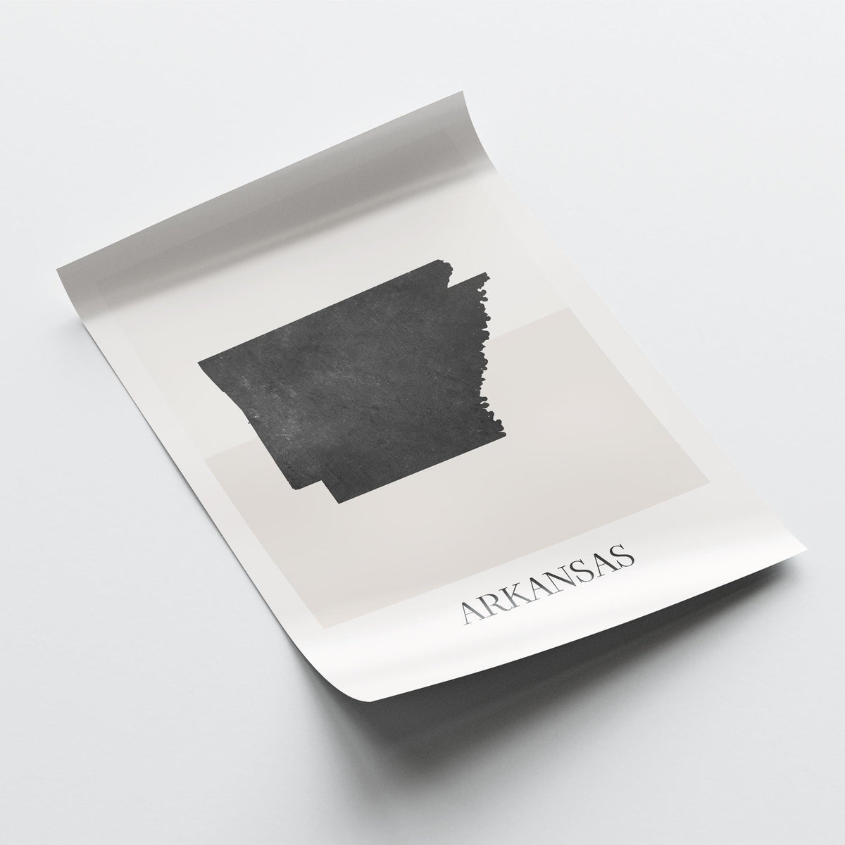arkansas usa map poster - minimalist boho wall art - digital download - image 4