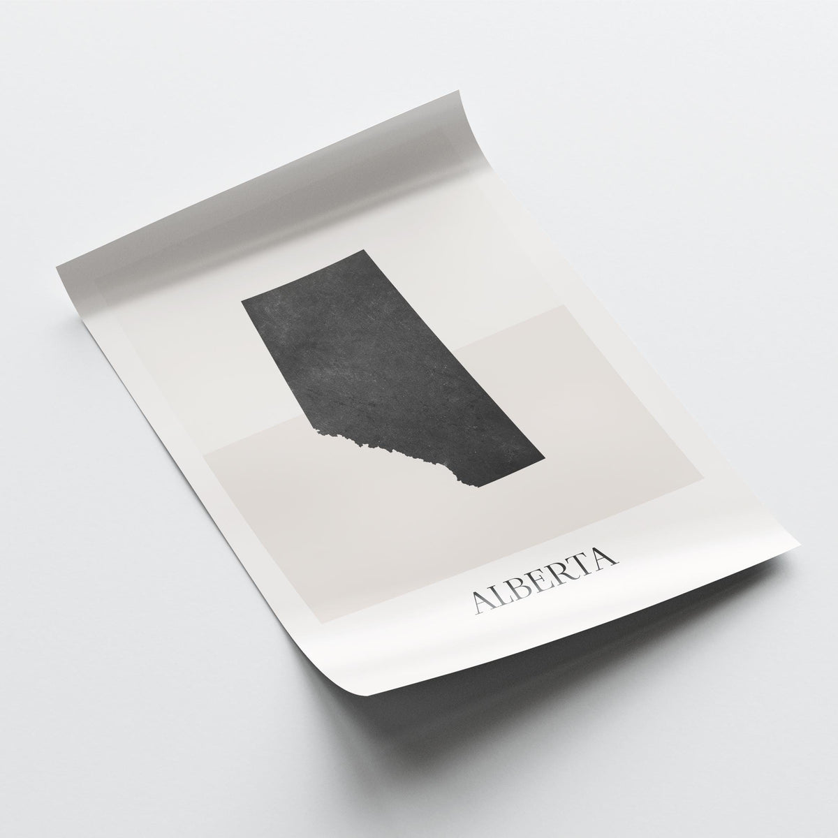 alberta canada map poster - minimalist boho wall art - digital download - image 4