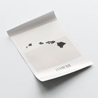 hawaii usa map poster - minimalist boho wall art - digital download - image 4