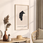 australian capital territory australia map poster - minimalist boho wall art - digital download - image 2