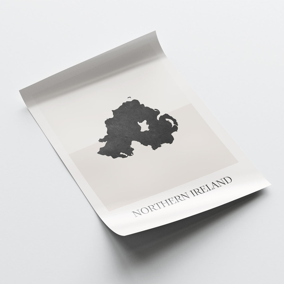 northern ireland united kingdom map poster - minimalist boho wall art - digital download - image 4