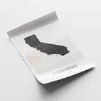 california usa map poster - minimalist boho wall art - digital download - image 4