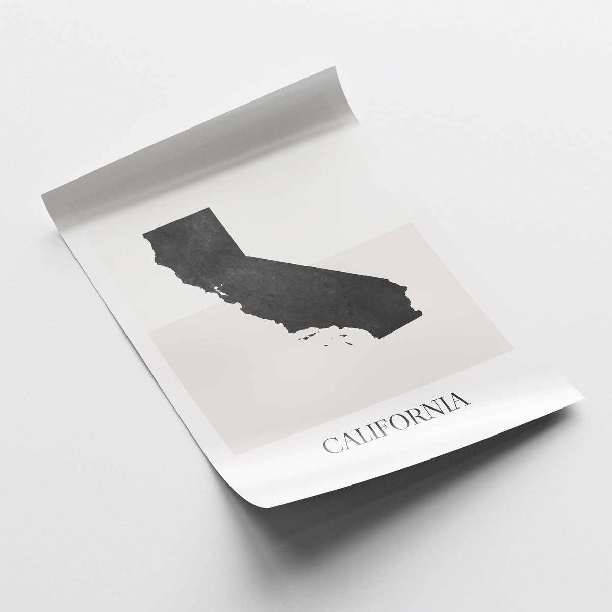 california usa map poster - minimalist boho wall art - digital download - image 4