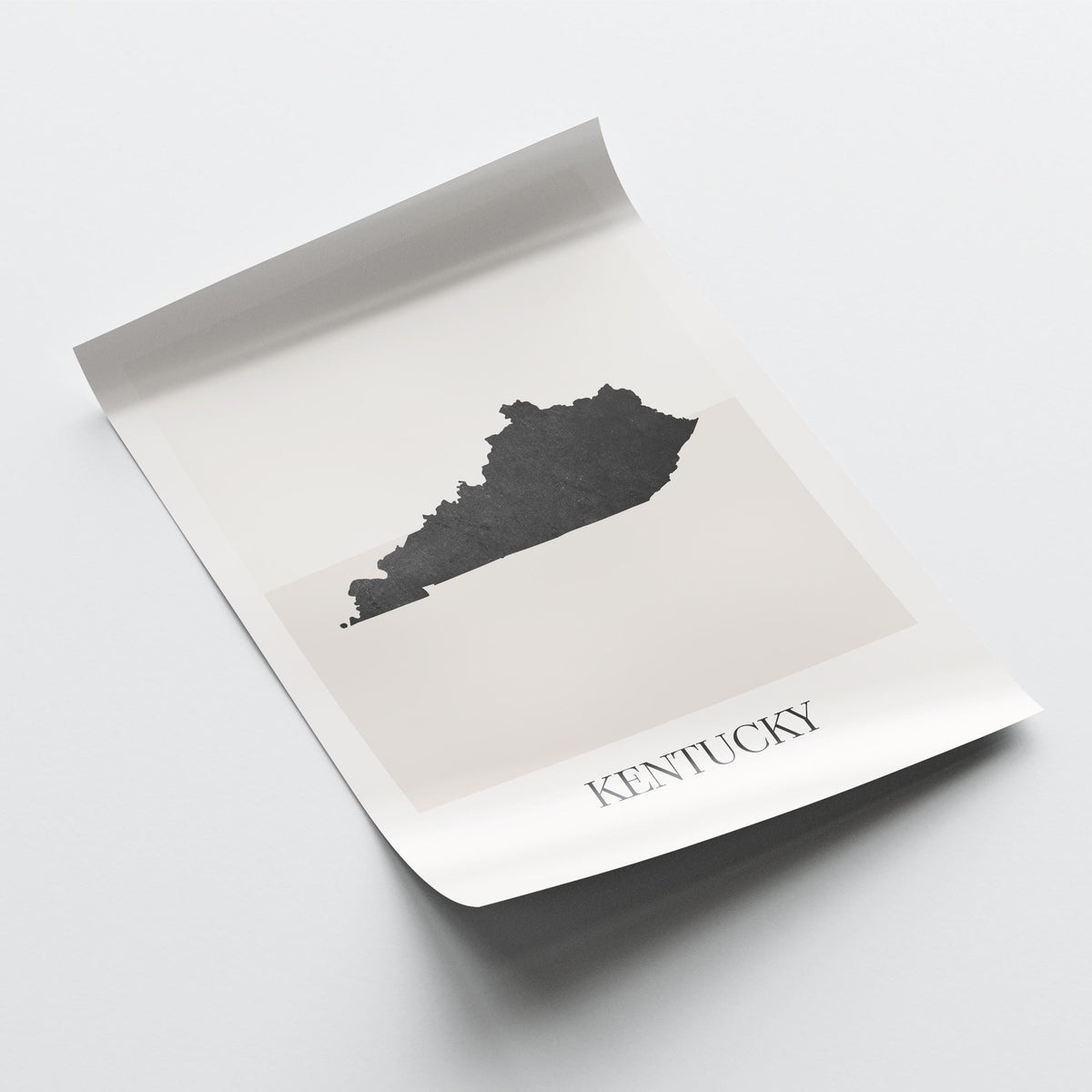 kentucky usa map poster - minimalist boho wall art - digital download - image 4