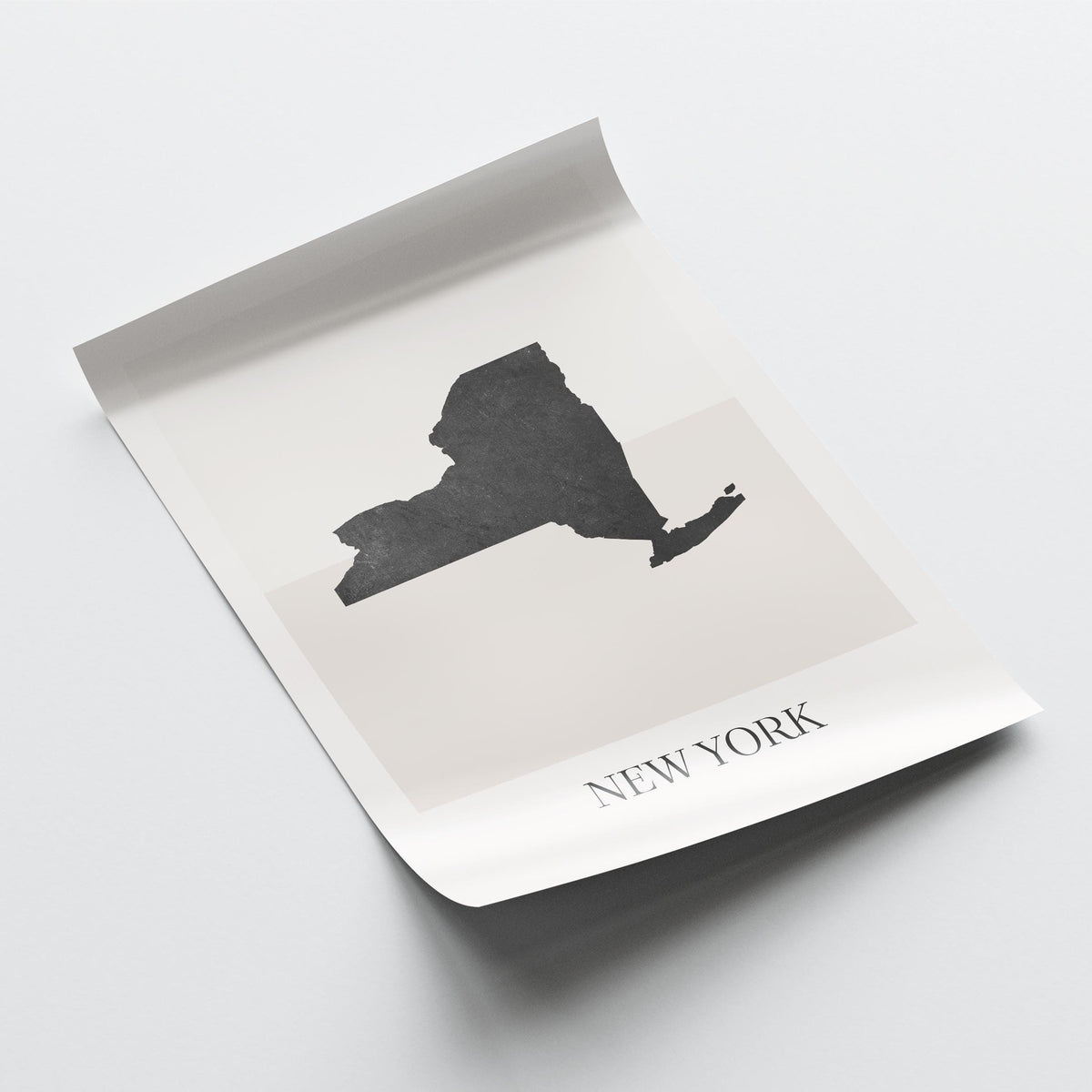 new york usa map poster - minimalist boho wall art - digital download - image 4