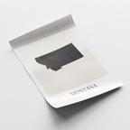 montana usa map poster - minimalist boho wall art - digital download - image 4