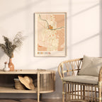 heidelberg germany map poster - image 3
